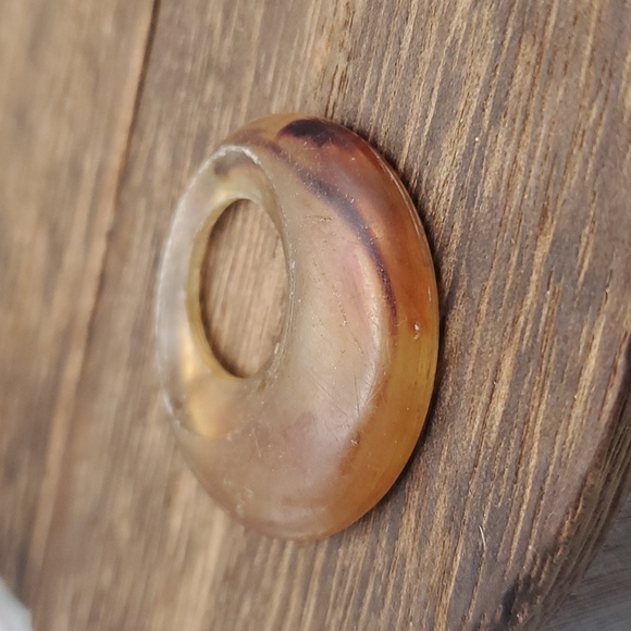 Amber melt doorknocker amulet pendant - Picture 2 of 2